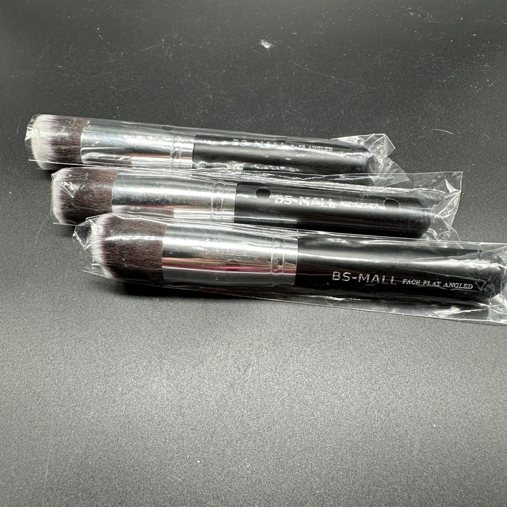 BS MALL Black Makeup 3 pc Brush Set